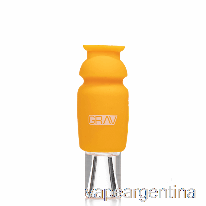 Grav Muleta De Vidrio Con Tapa De Silicona Amarillo Mostaza Vape Argentina